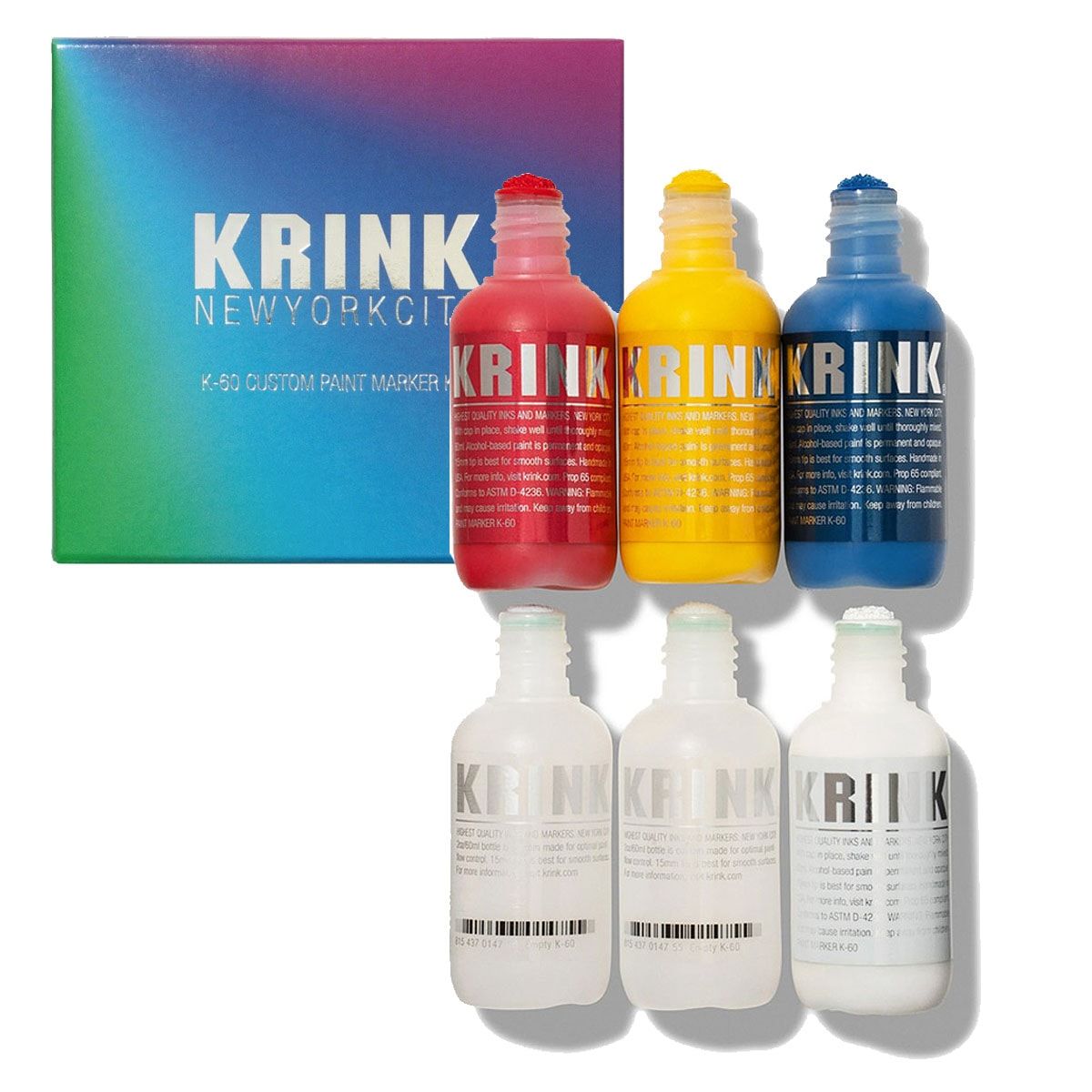 Krink K-42 Yellow Paint Marker - Vibrant and Opaque Fine Art Paint Pen for  Any Surface - Permanent Marker with Alcohol-Based Paint for Metal Glass