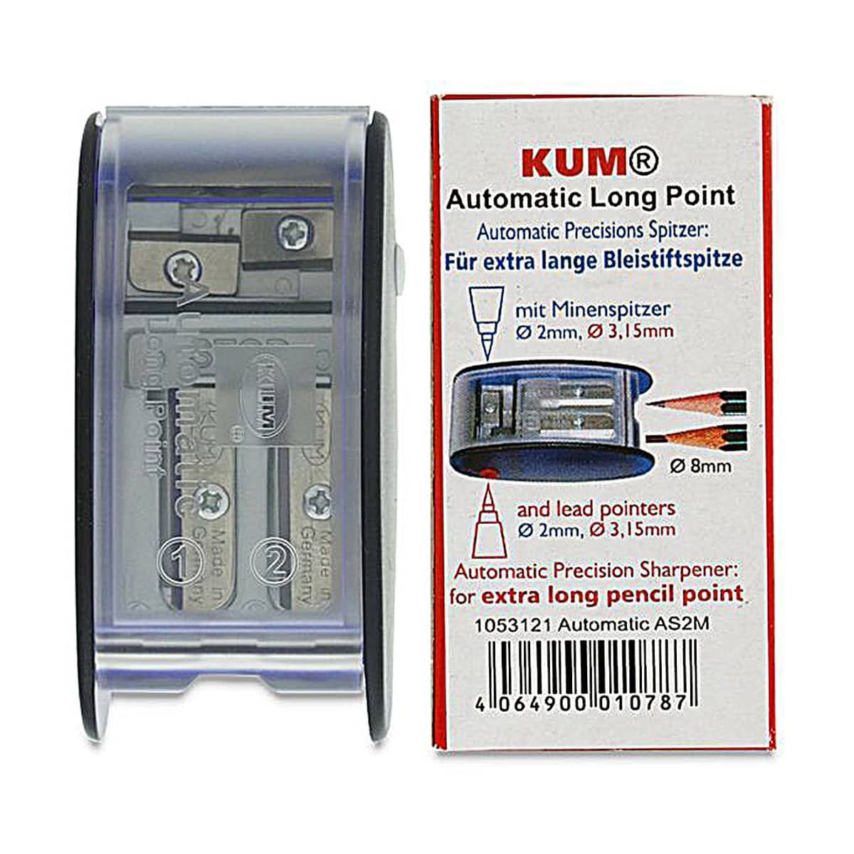 BLUE KUM Long Point Pencil Sharpener with Lead Pointer — Violeta Ink