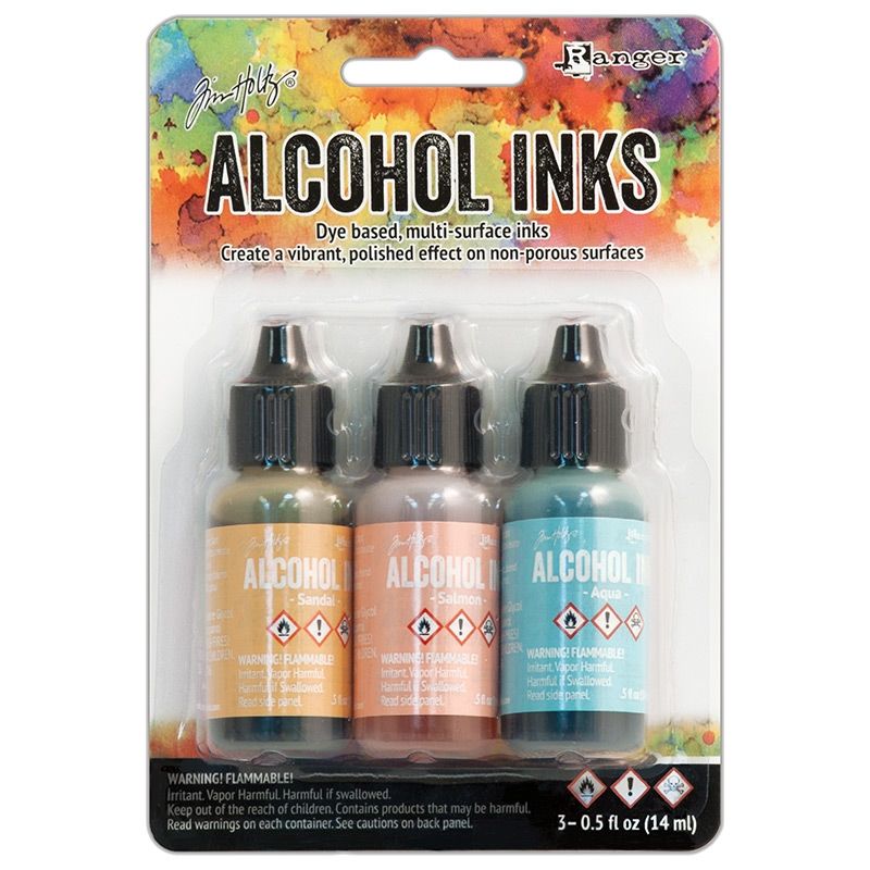 3Pk Holtz Alcohol Ink 1/2oz Lakeshore Color Kit