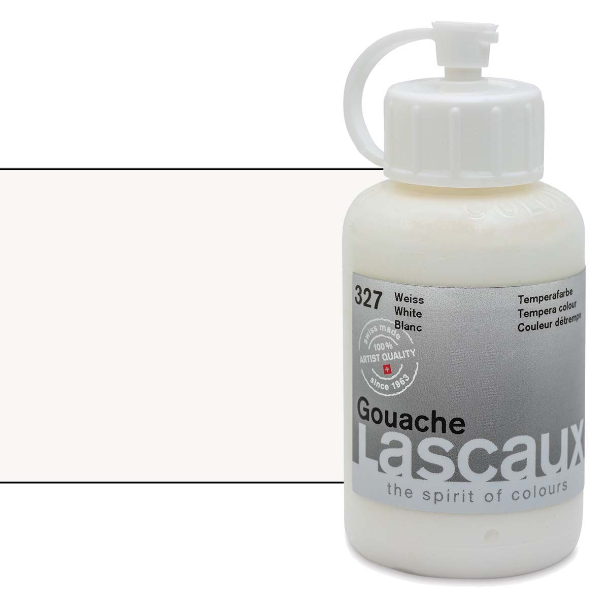 Lascaux Acrylic Gouache Paint White 85 ml Bottle