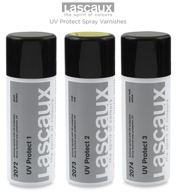 Lascaux UVProtectant Spray Varnishes