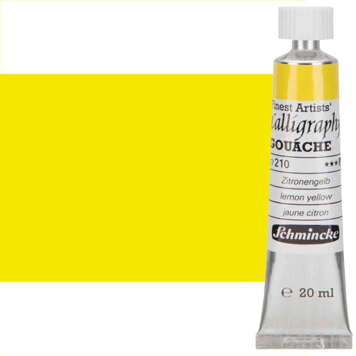 Schmincke Calligraphy Gouache Lemon Yellow, 20ml Tube