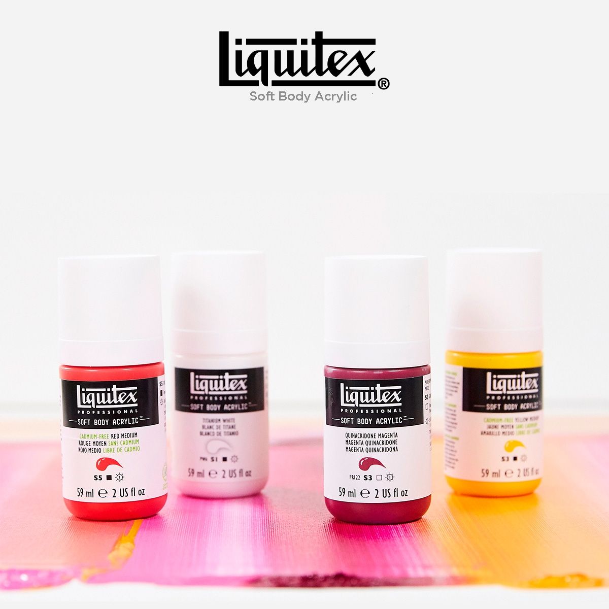 Liquitex Professional Soft Body Acrylics 2oz/59ml  Bottles