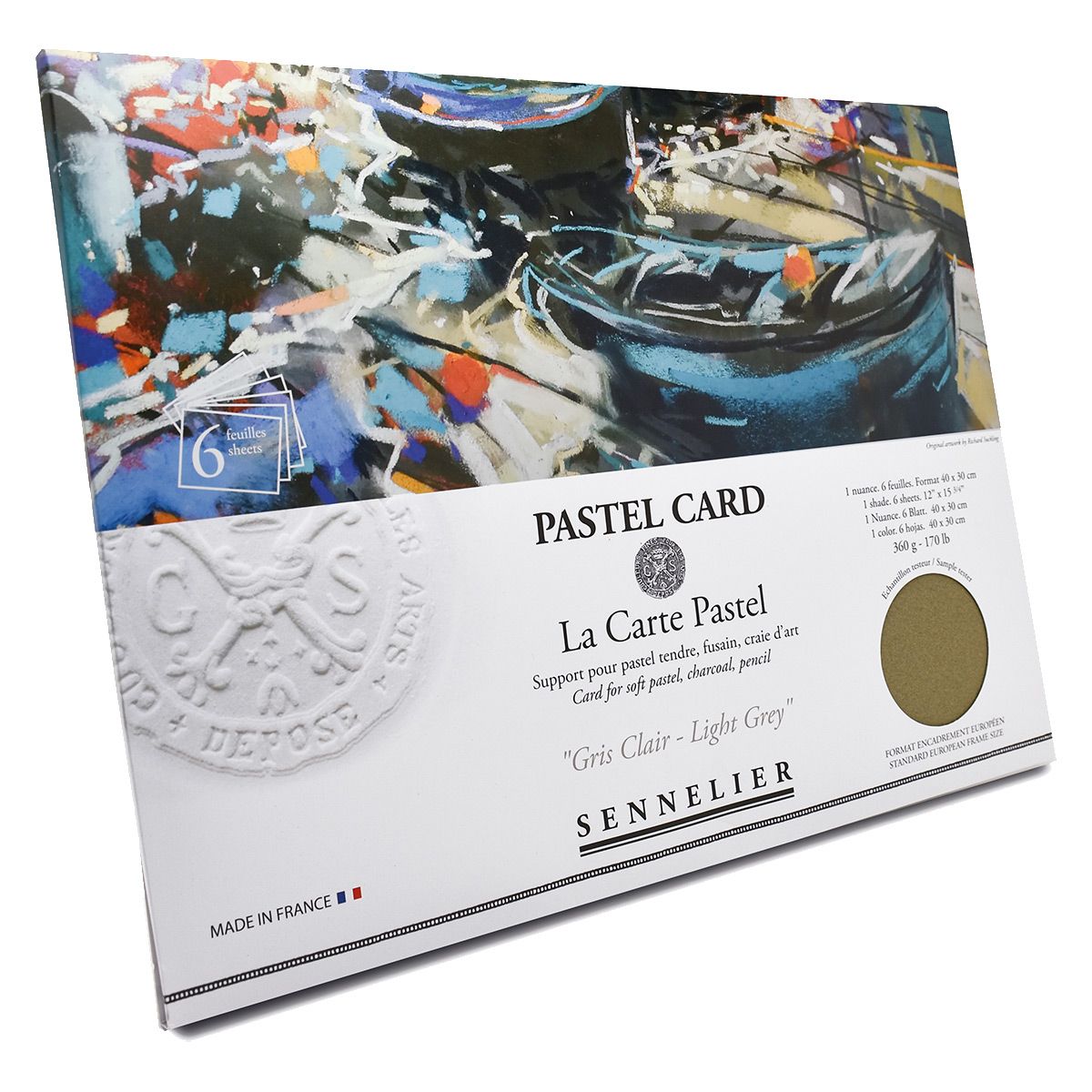 Sennelier La Carte Pochette Paper Packs - Light Grey