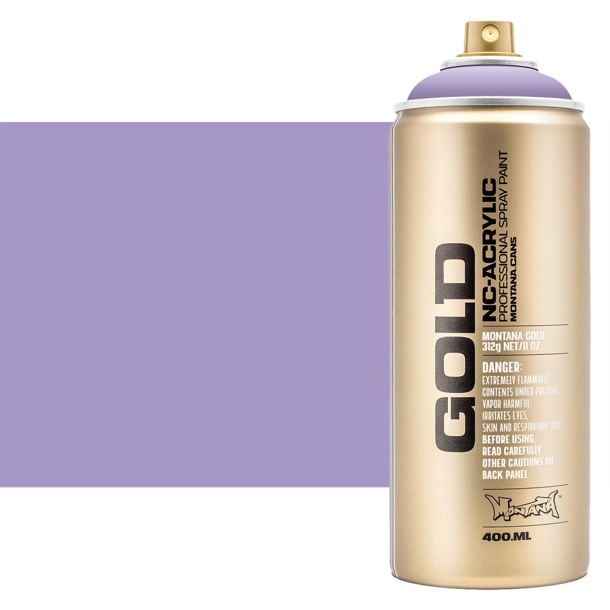 Montana GOLD Acrylic Professional Spray Paint 400 ml - Light Lilac