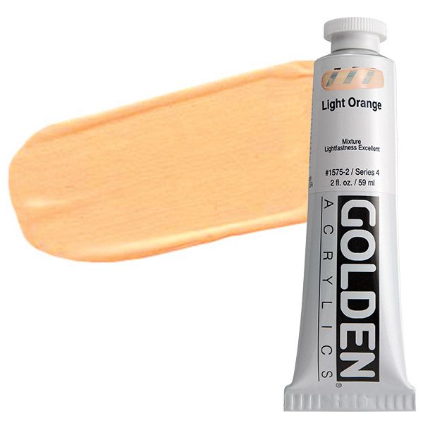 Golden Heavy Body Acrylic – C.P. Cadmum Orange, Tubo 5 Oz, Colore Acrilico Professionale, Alta Densità, Pigmenti Puri