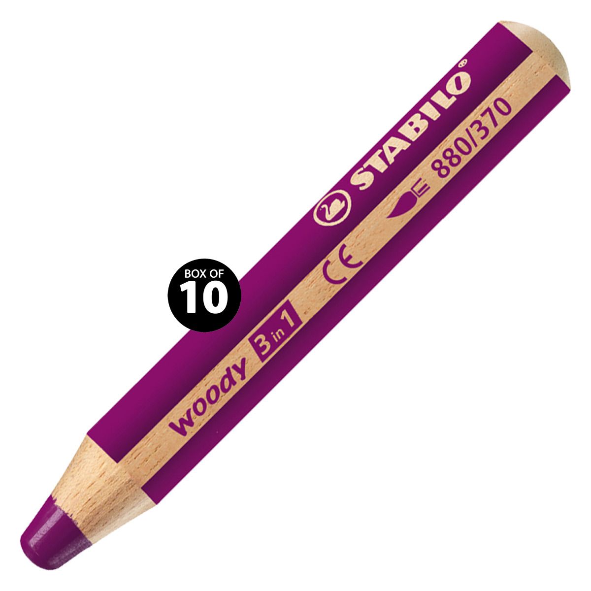Stabilo Woody Colored Pencil Lilac (Box of 10)