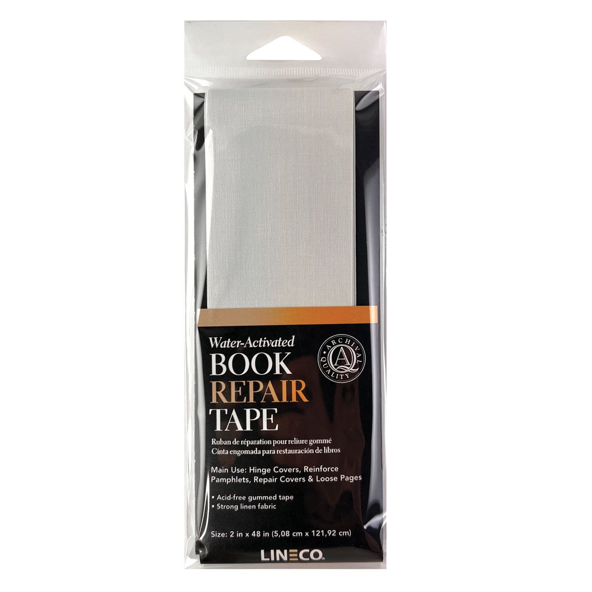 Lineco Book Repair Tape, Gummed, 2 x 48