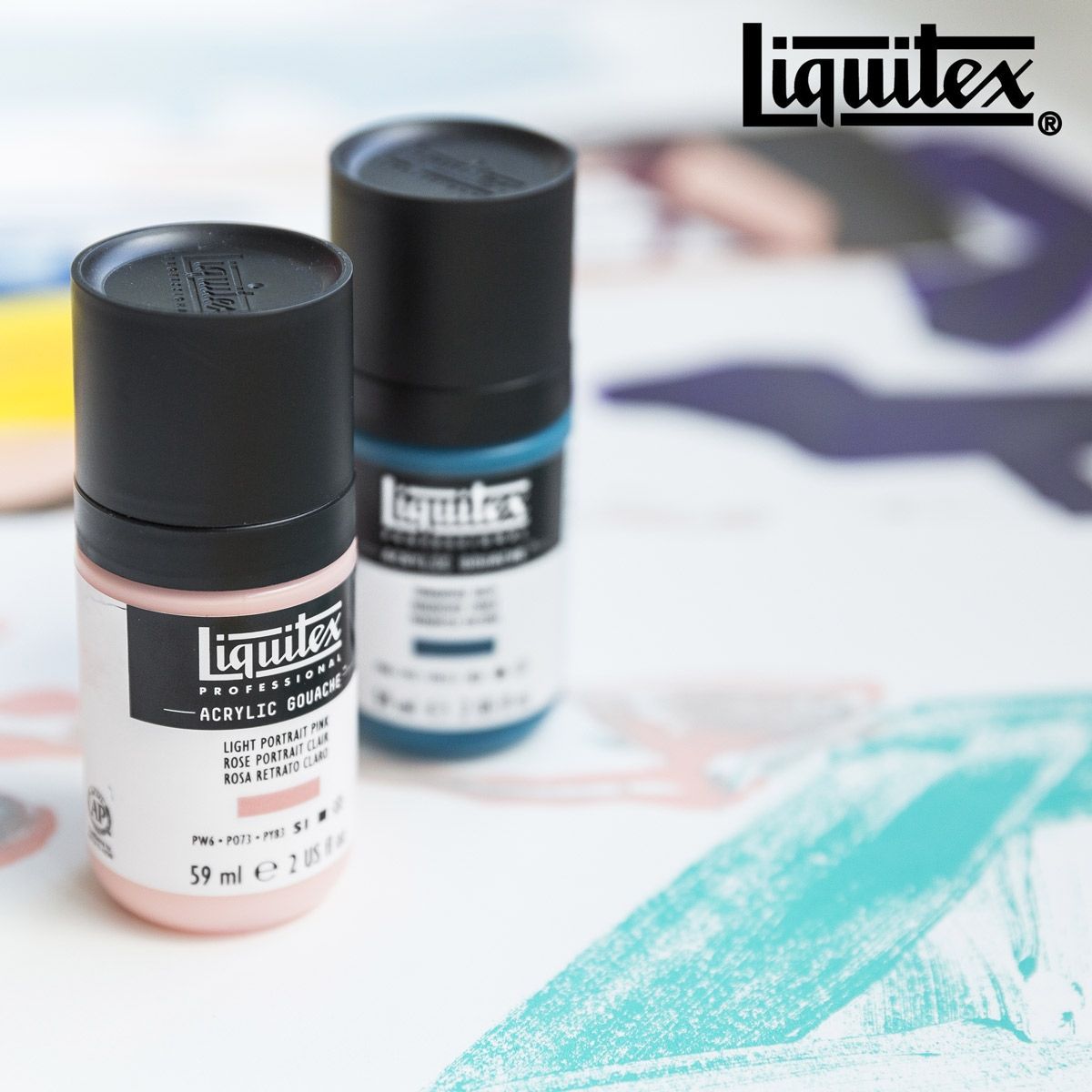 Liquitex : Professional : Acrylic Gouache : 59ml : Titanium White