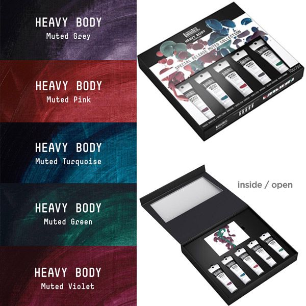 Liquitex Heavy Body Acrylic Vibrant Set of 6 - 9587578