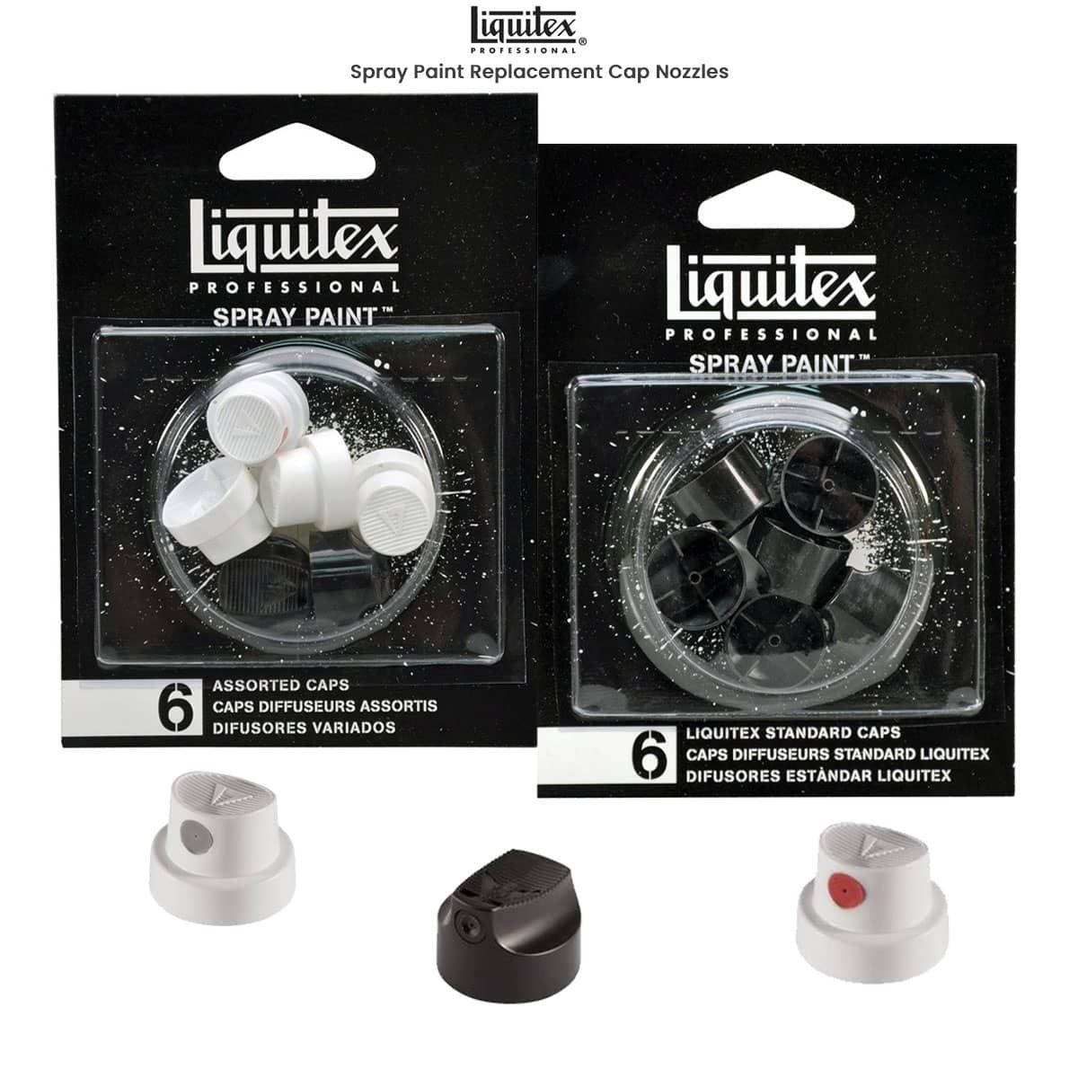 Liquitex Sprays Caps & Nozzle Replacements
