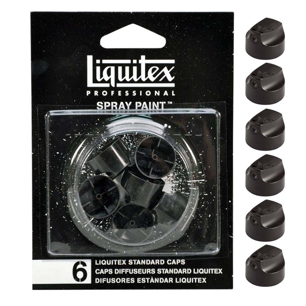 Liquitex Professional Spray Paint Nozzles, 6 x Replacement Caps Jerry's Artarama