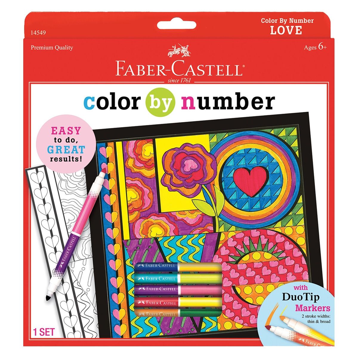 Faber-Castell Color by Number Love
