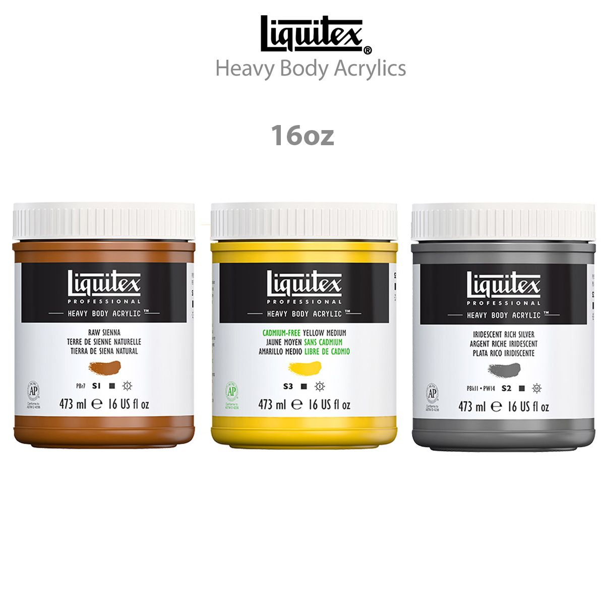 Liquitex Heavy Body Acrylic 16oz Jar
