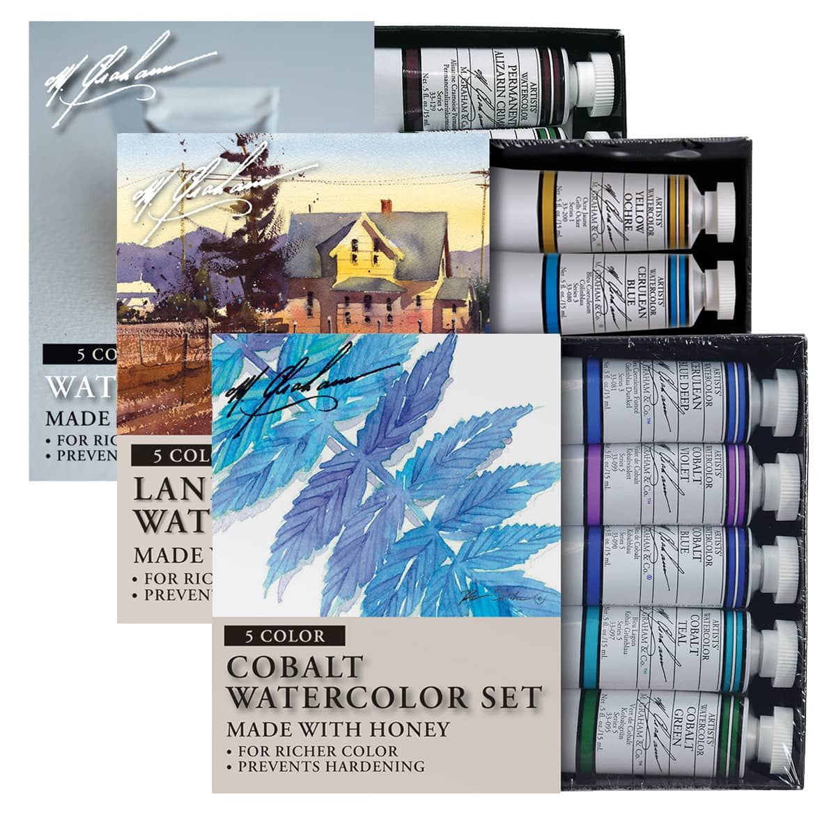 M. Graham Basic Watercolor 5-color Set