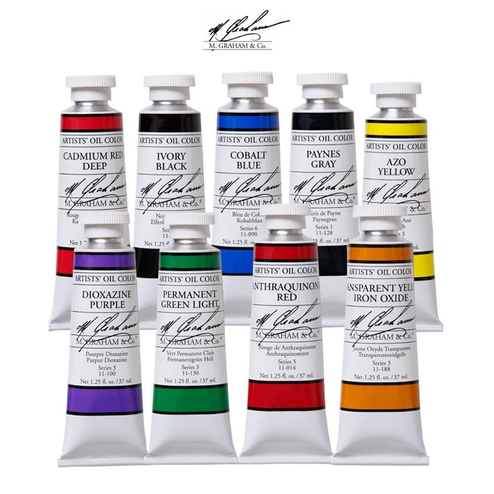 M.Graham & Co. Artists' Oil Color Titanium White 5 fl. oz. - Hartung Gallery