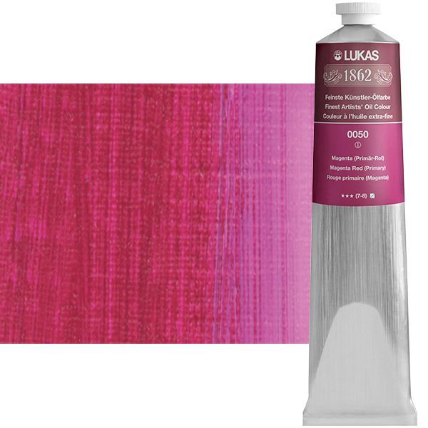 LUKAS 1862 Oil Color - Magenta Red Primary, 200ml