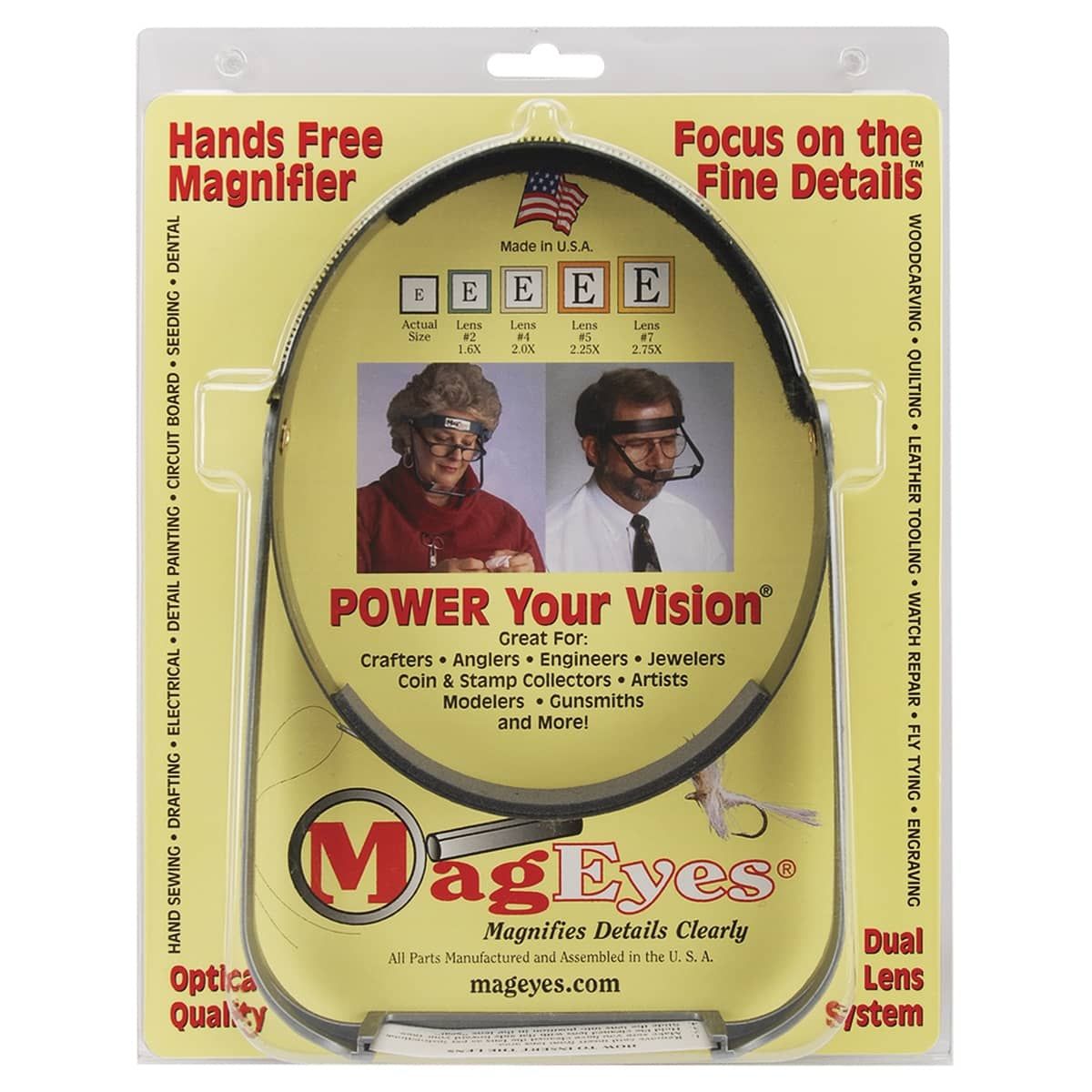 MagEyes Hands-Free Magnifier Headbands