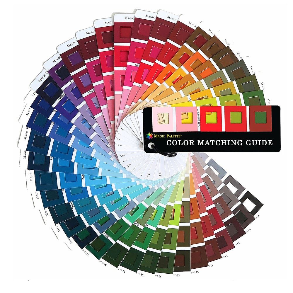 Magic Palette Color Matching Guide Color Fan Jerry's Artarama