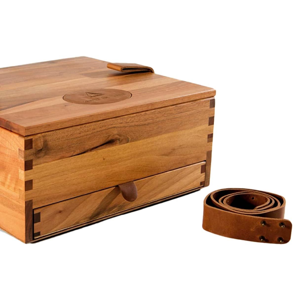 Maimeri Artist Oil Color Solid Italian Walnut Wood Box Set Jerry's