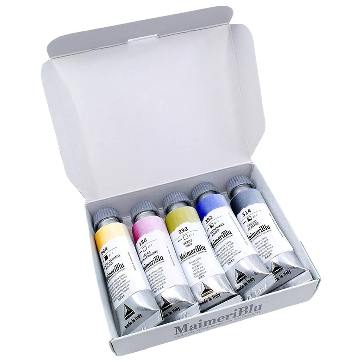 MaimeriBlu Professional Watercolor Introductory Set of 5 12ml Tubes