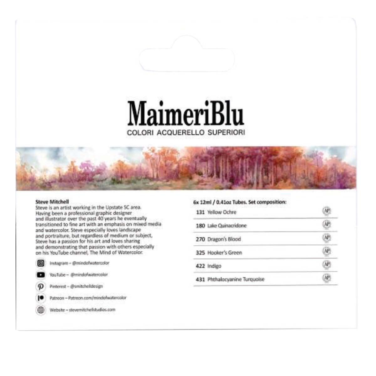 Maimeri Blu Rose Lake 12 Ml – Colore Ad Acqua Superiore Per Arte E Didattica