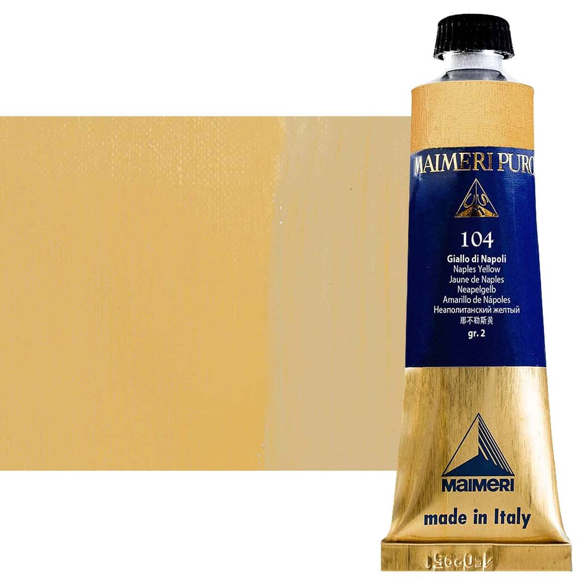Naples Yellow 40ml Maimeri Puro Oil Color Jerry's Artarama