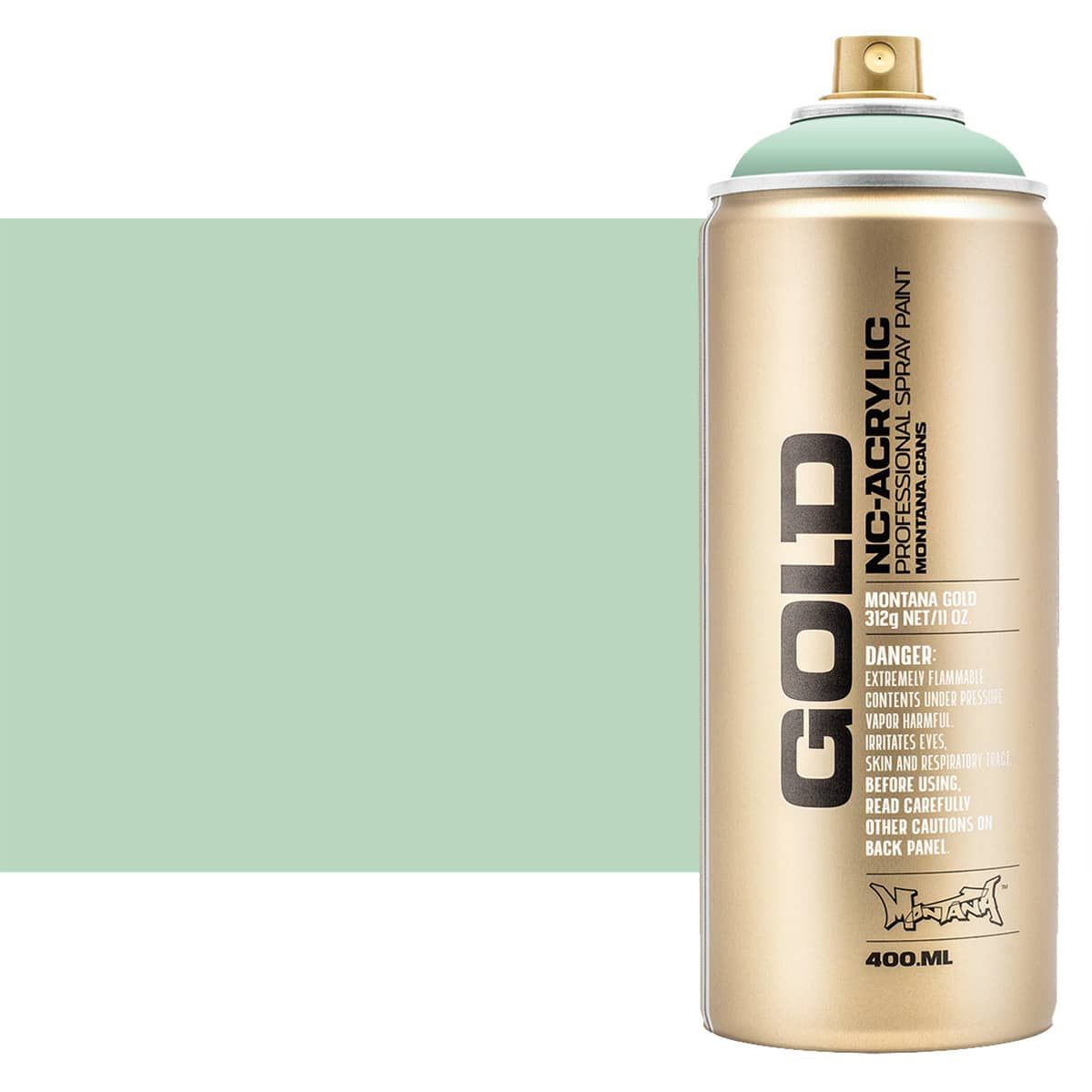 Montana GOLD Acrylic Professional Spray Paint 400 ml - Malachite Light