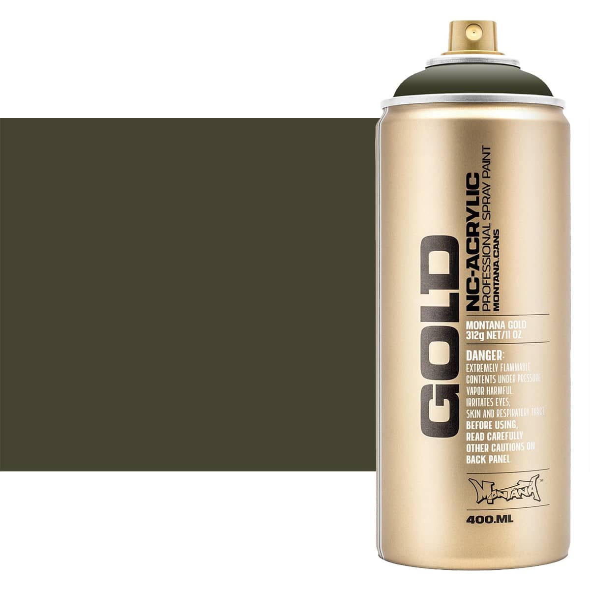 Montana GOLD Acrylic Professional Spray Paint 400 ml - Manila Dark
