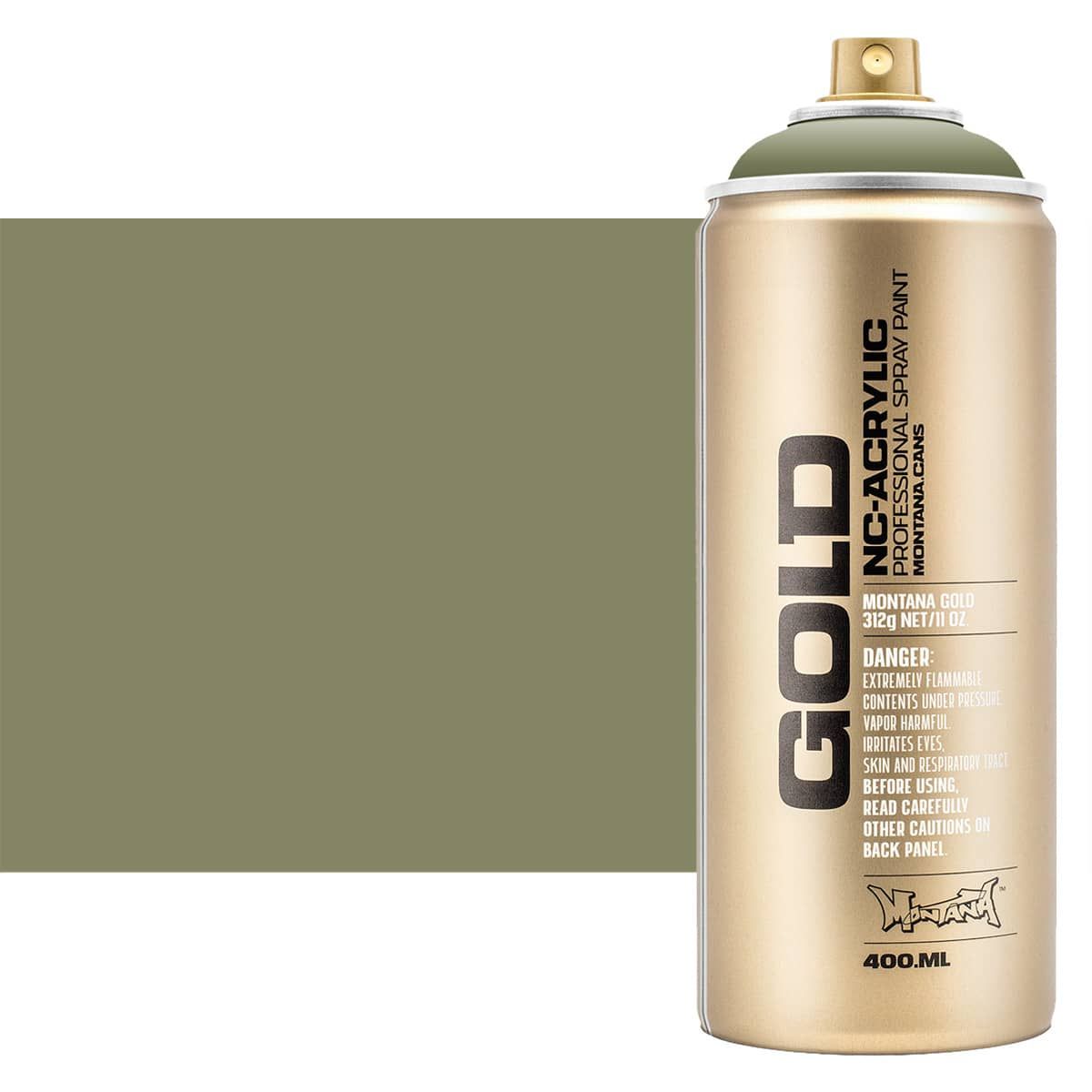Montana GOLD Acrylic Professional Spray Paint 400 ml - Manila Green