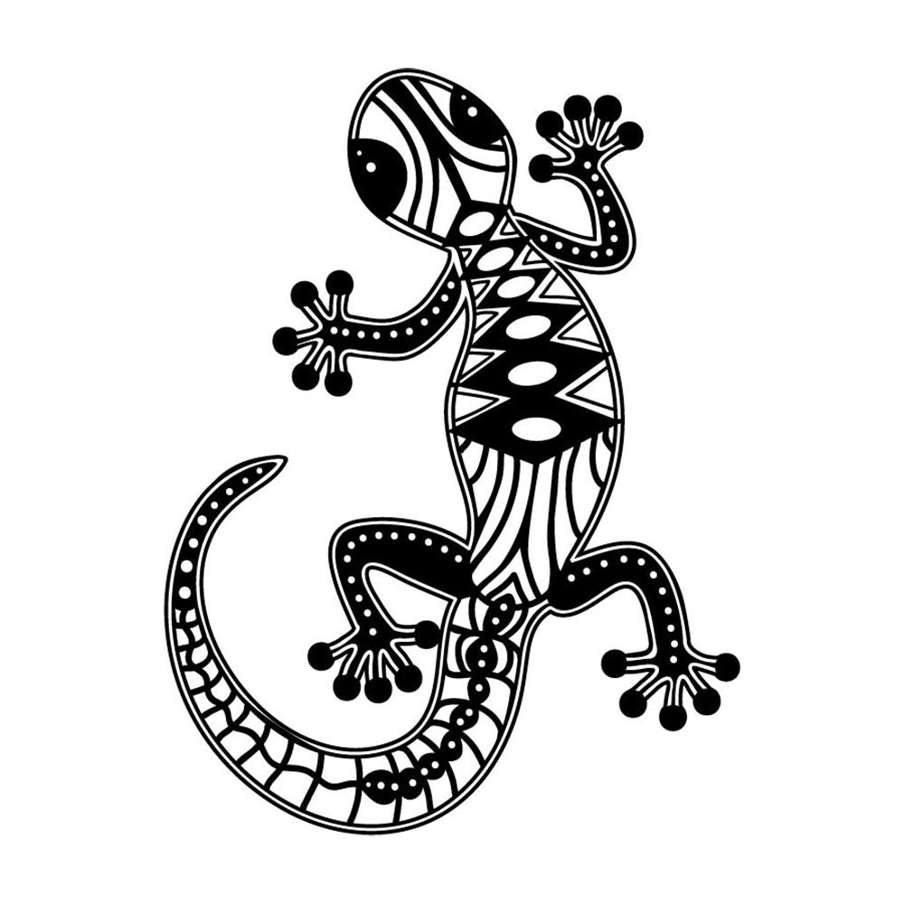 Marabu Silhouette Stencil Climbing Gecko 8.3x11.7 In