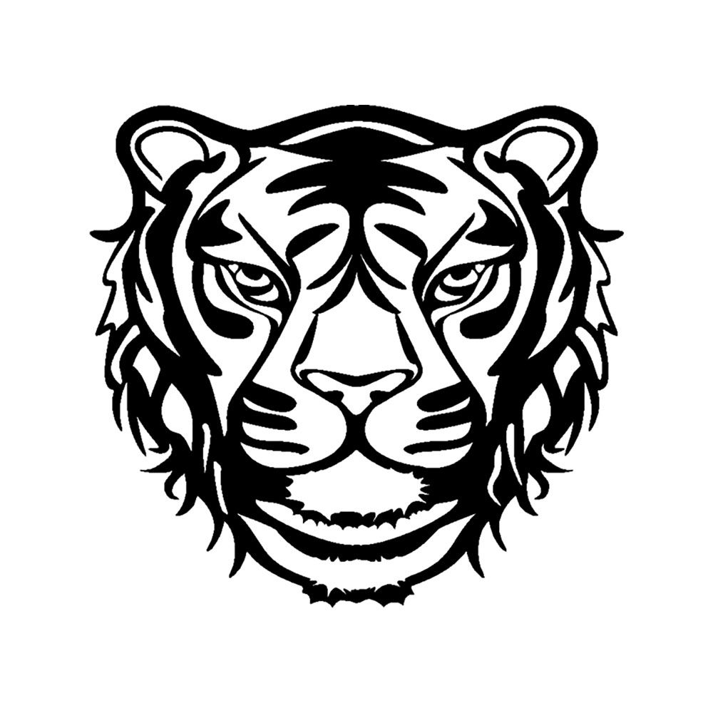 Marabu Silhouette Stencil Wild Tiger 12x12 In