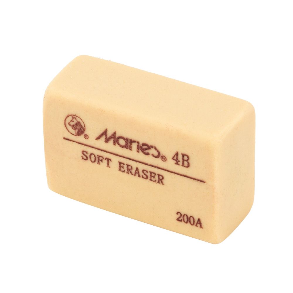 Marie's 4B Charcoal & Graphite Tan Eraser