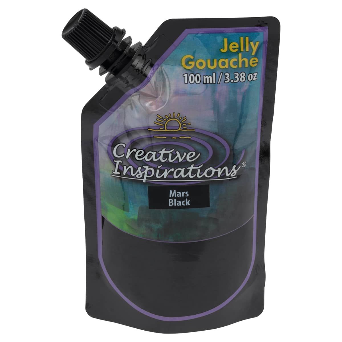 Creative Inspirations Jelly Gouache Pouch - Mars Black (100ml)