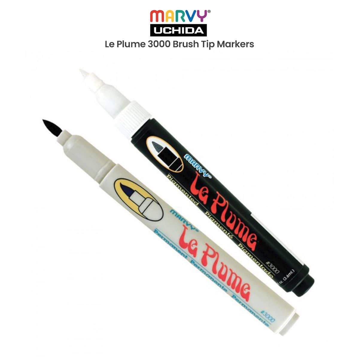 Le Plume 3000 Brush Tip Markers