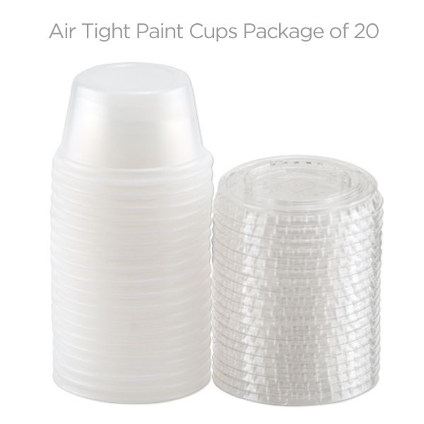 Masterson Sta-Wet Painter's Pal Palette Air Tight Paint Cups Package of 20