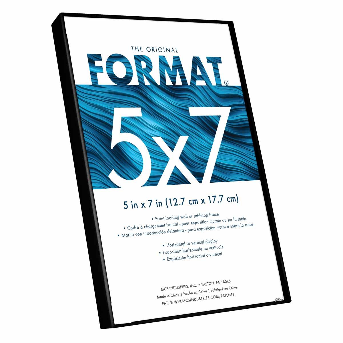 MCS Format Frame Black, 5" x 7" Jerry's Artarama