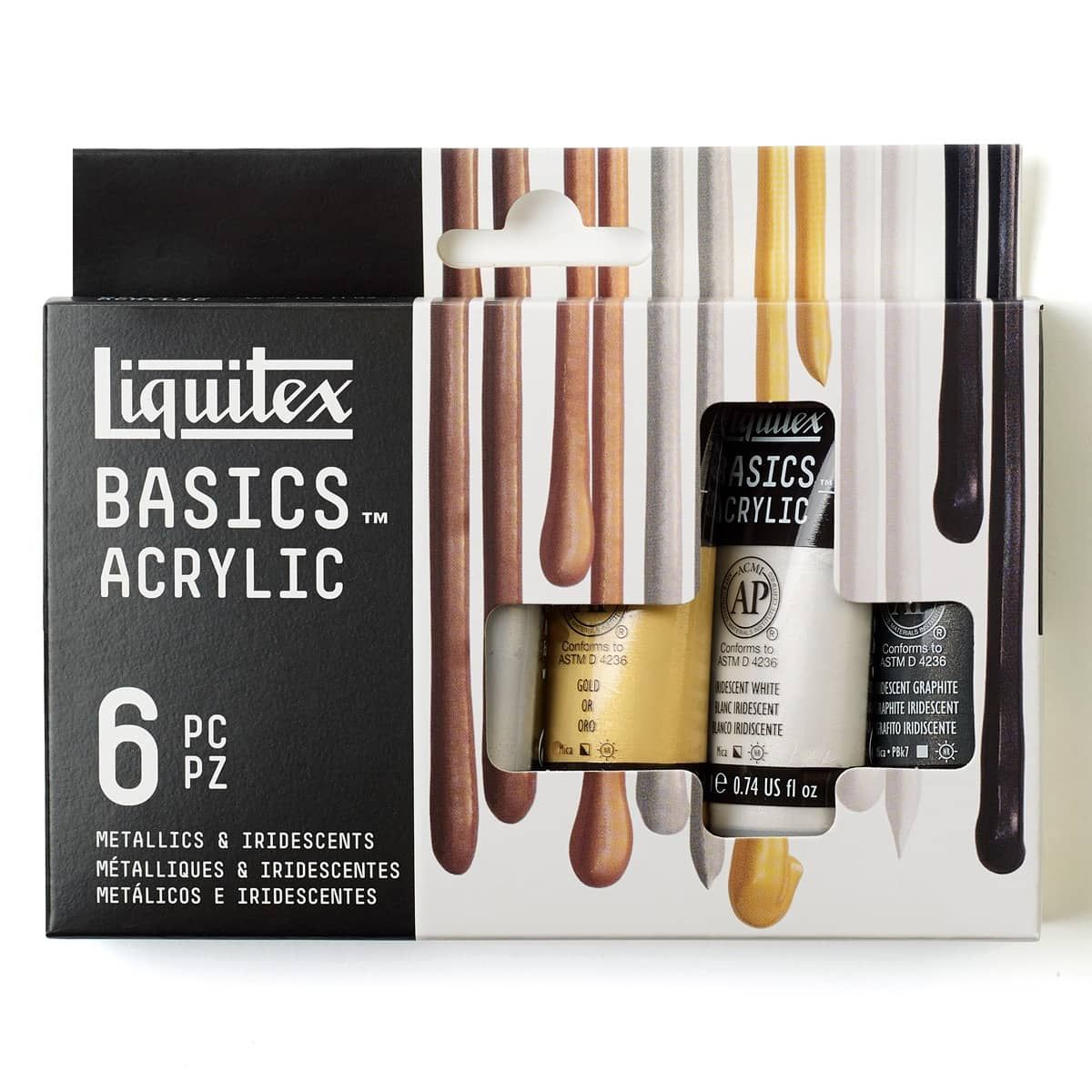 Liquitex Basics Acrylic Fluid 118ml Iridescent Graphite