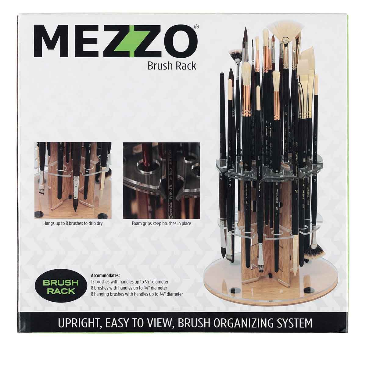 Mezzo Artist Brush and Paint Tube Organizer Corner Rack