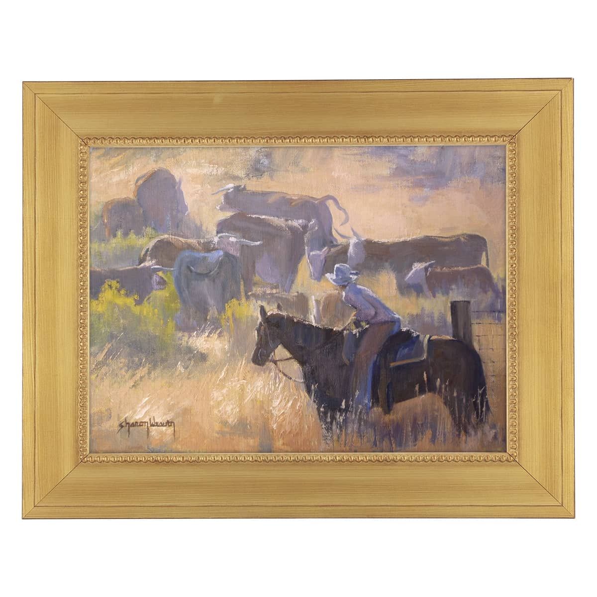 Millbrook Collection - Constantine 2.375" Gold Frame 12X16 w/ Glass