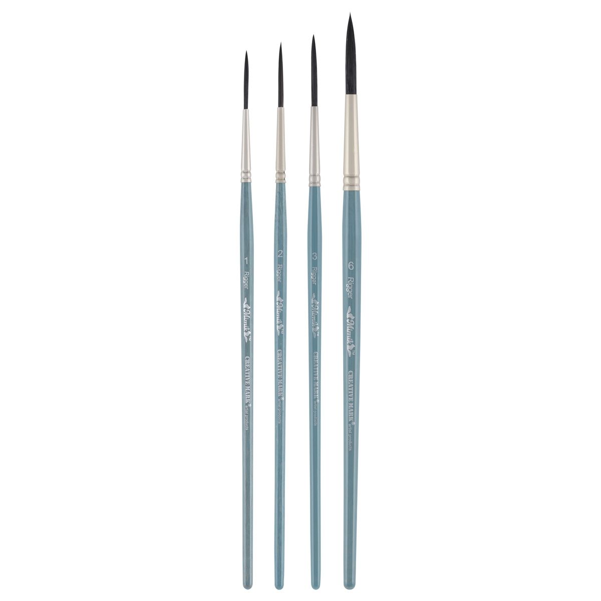 Creative Mark Scrubber Watercolor Brushes - Professional Watercolor Brushes for Scrubbing, Blotting, Re-Shaping Edges, and More! - #16-2 Pack