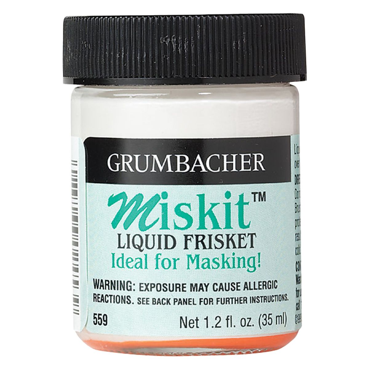 Grumbacher Miskit Liquid Frisket - 1.2 oz Jar