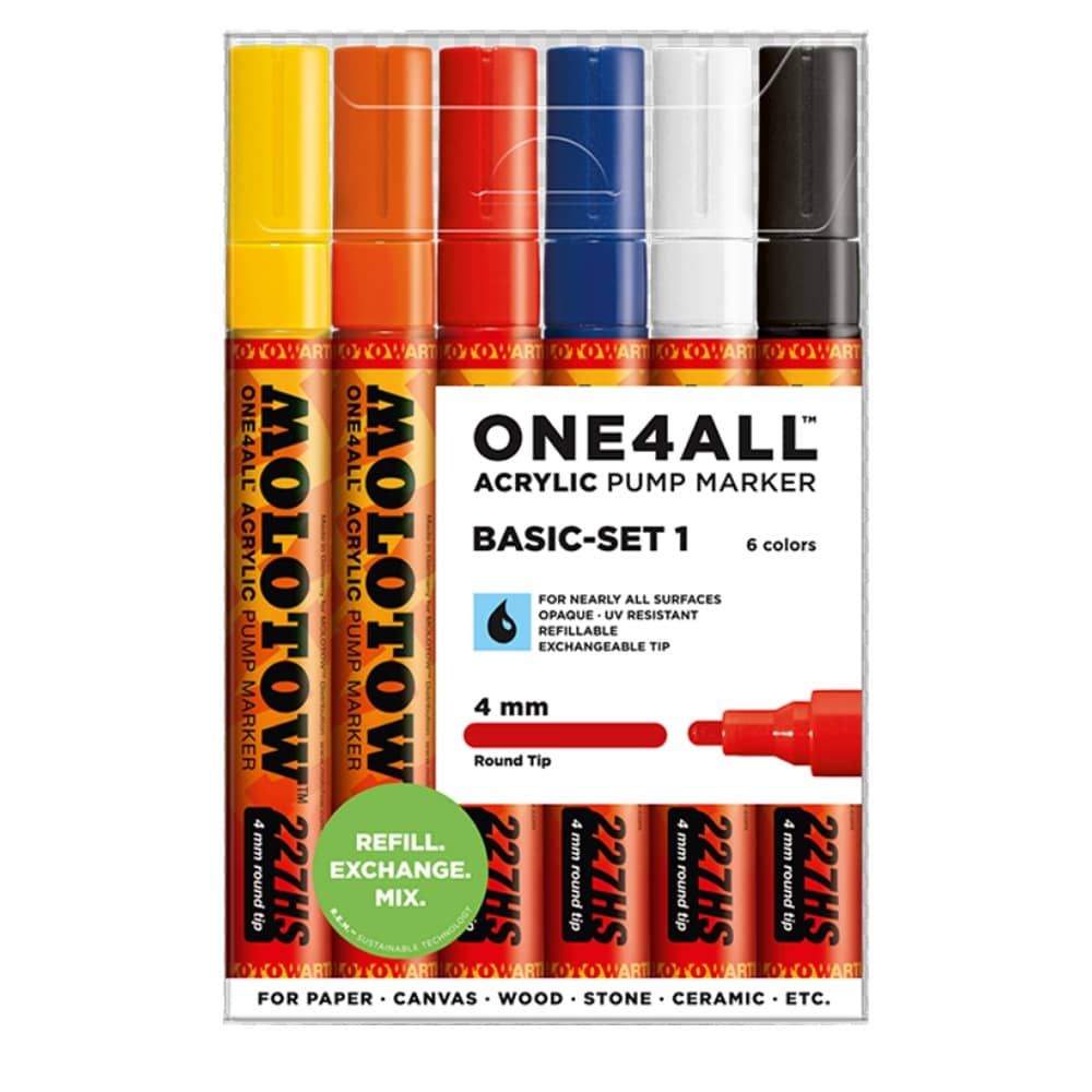 Molotow ONE4ALL Acrylic Marker Sets