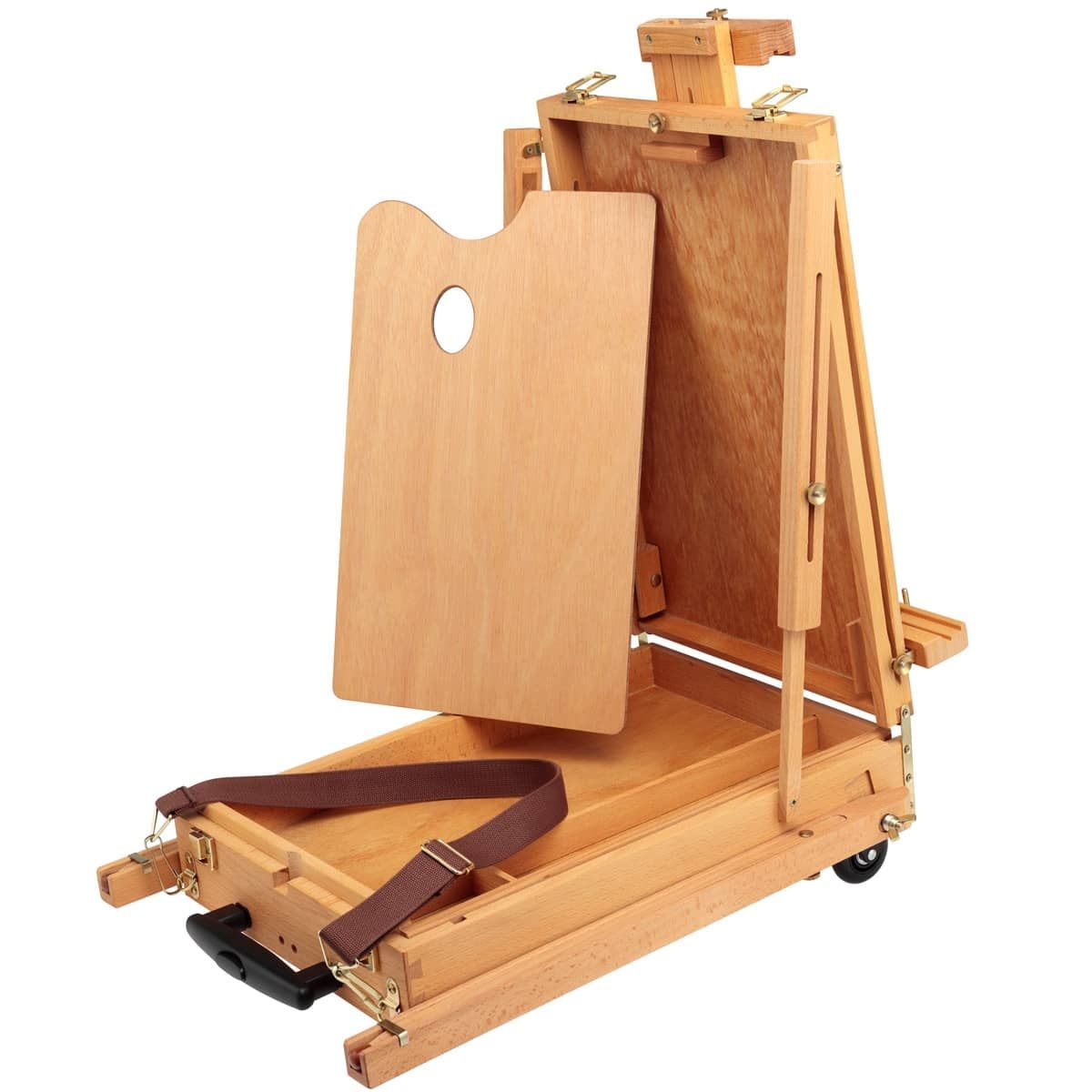 Traveling Monet French Easel with Wheels