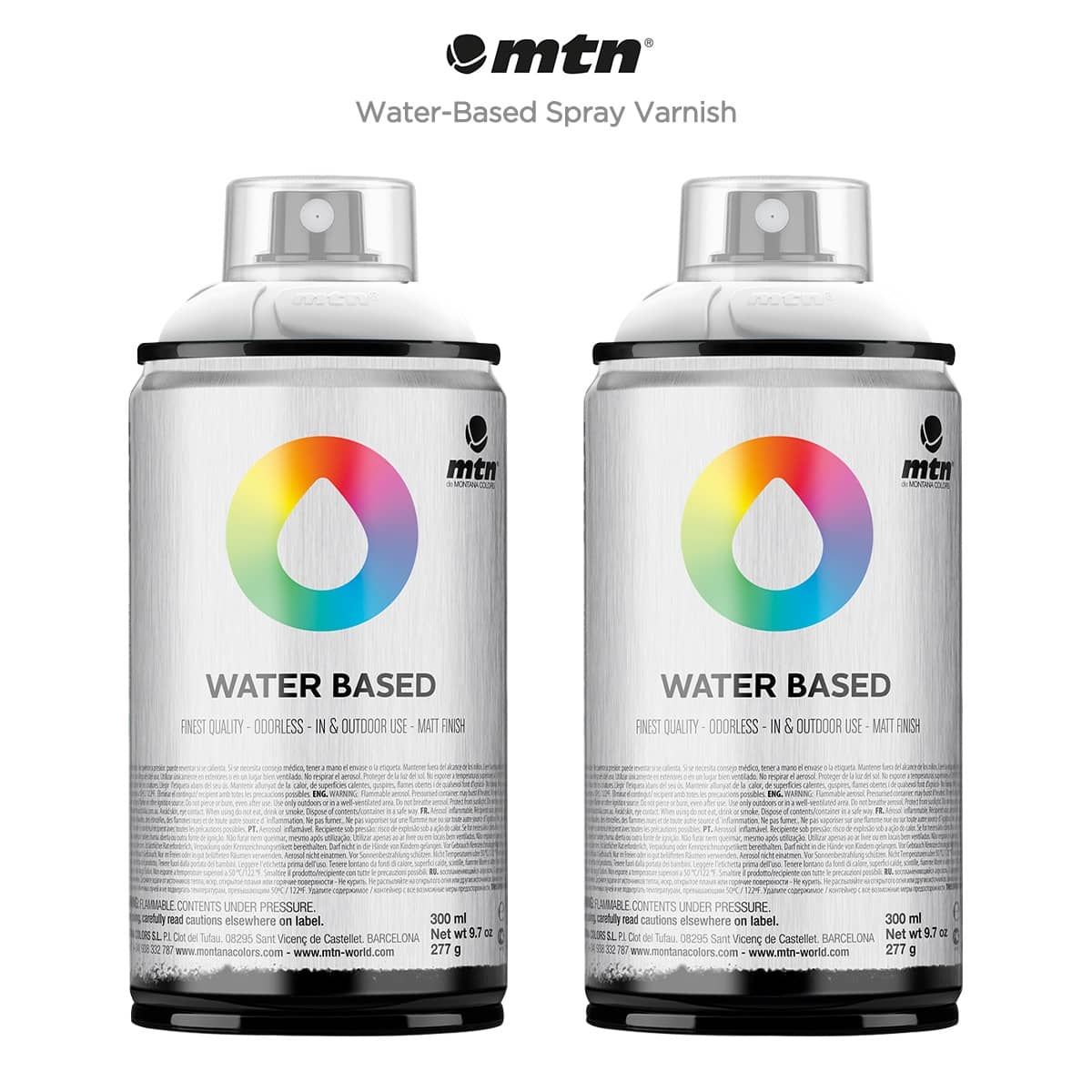 Montana Water-Based Spray Varnish