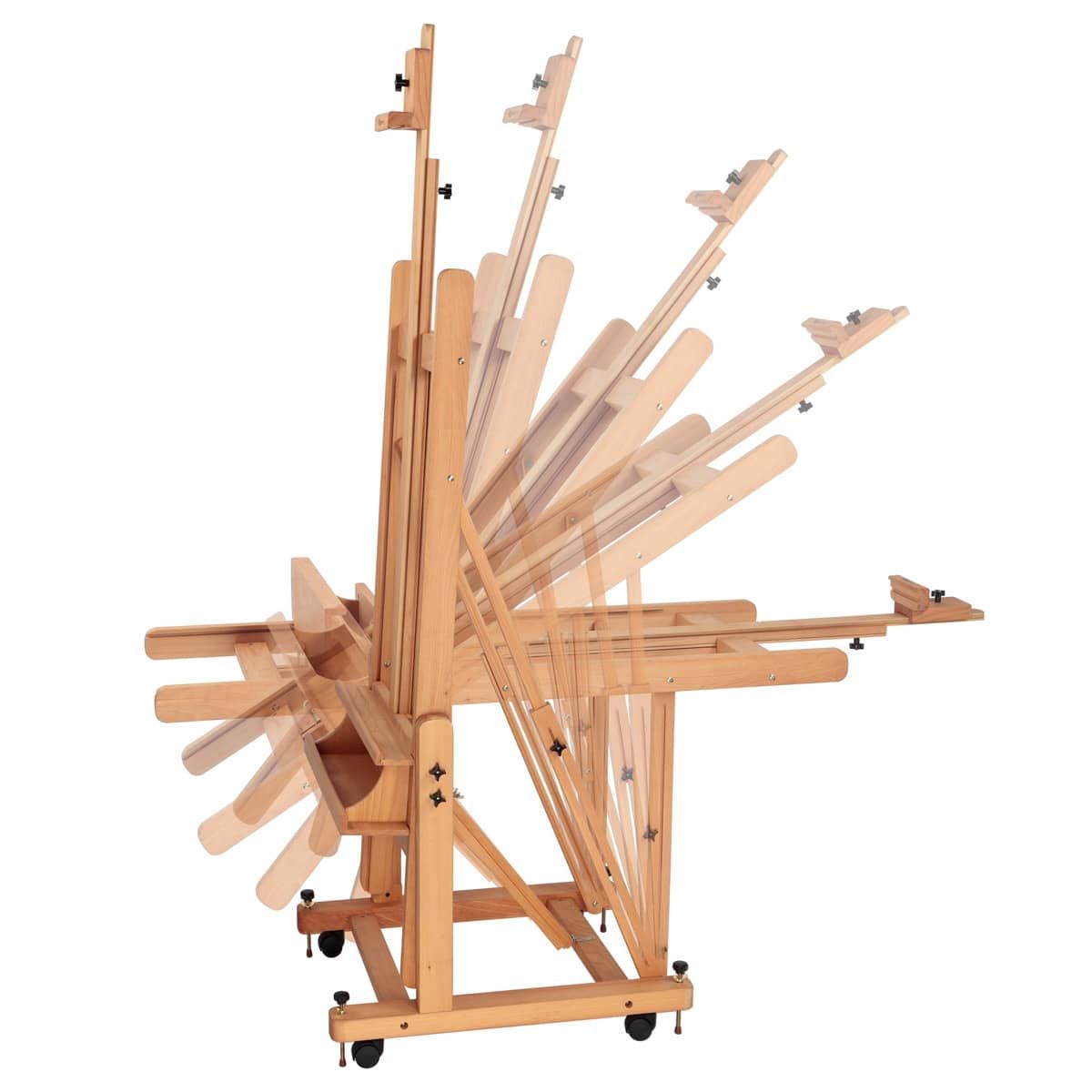 Studio H-Frame Easel on Wheels (Milan) – Art Academy Direct