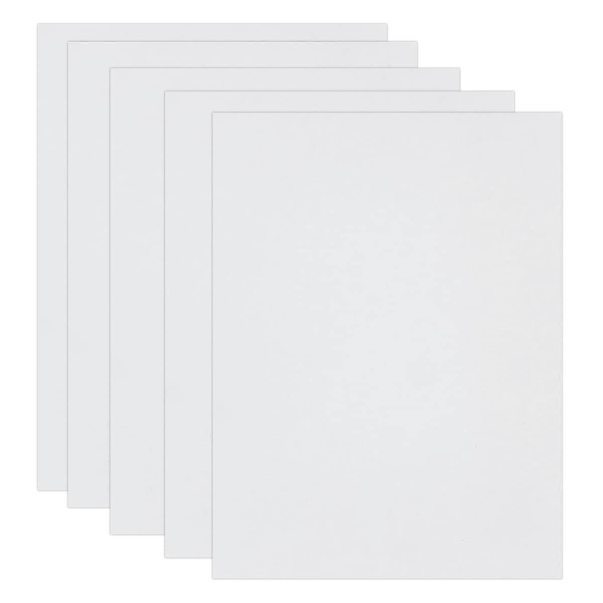 Multimedia Artboard 8" x 10", White, Pack of 5