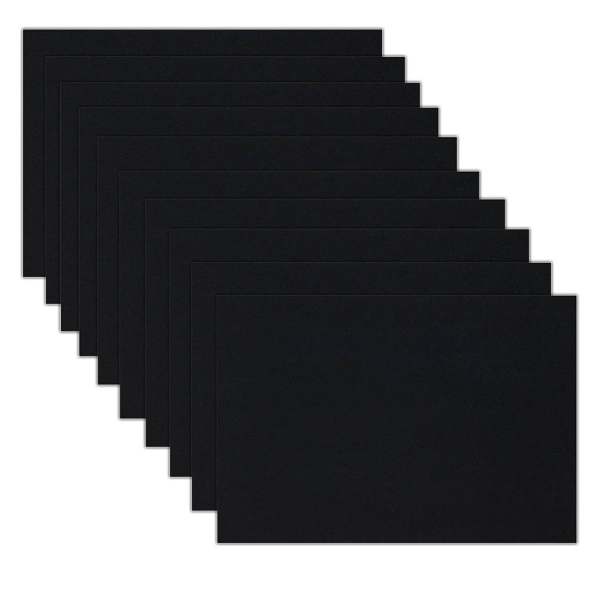 Multimedia Artboard Pastel Panels 6" x 8", Black, Pack of 10 Jerry's