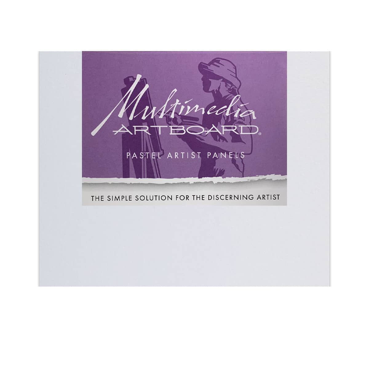 Multimedia Artboard Pastel Panels 5" x 7", White, Pack of 10 Jerry's