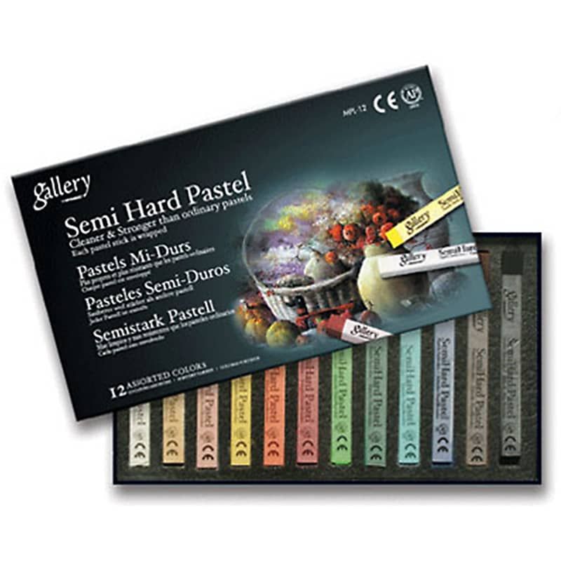 Mungyo SemiHard Pastels Set of 12, Assorted Colors Jerry's Artarama